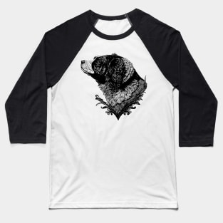 Dog Watercolor Baseball T-Shirt